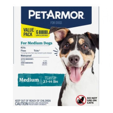 Pet Armor Flea and Tick Treatment for Medium Size Dogs (23- 44 lbs)
